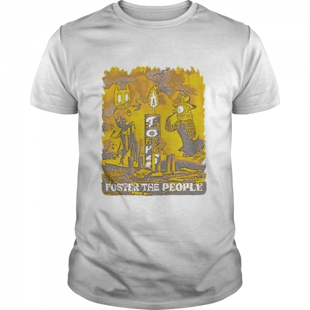 Foster The People 10 Year Anniversary Shirt White